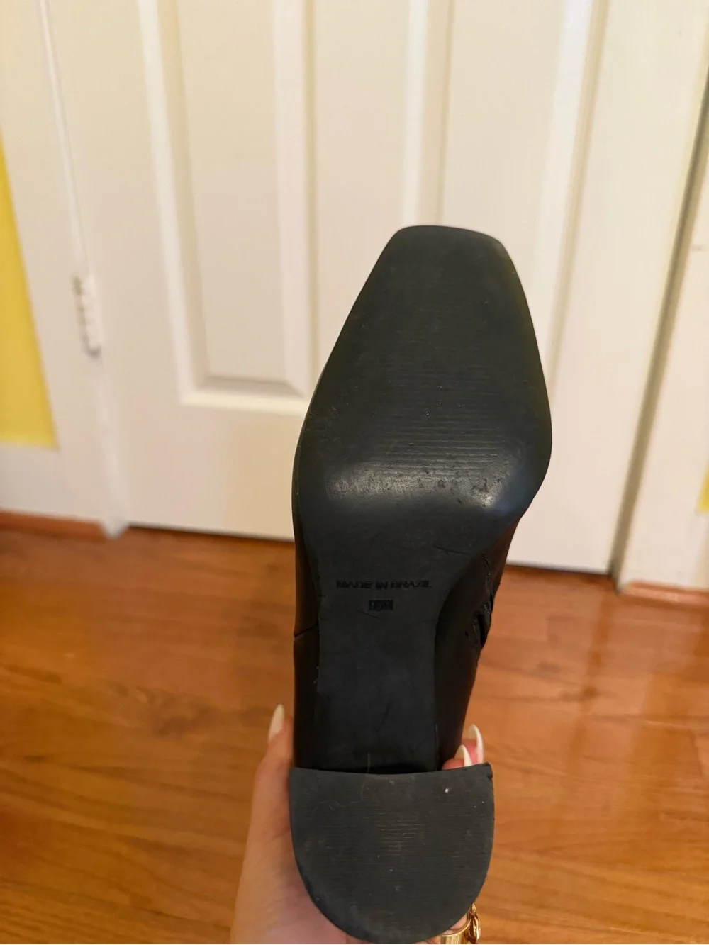 Steve Madden Lourde Boots - Black Mid-Calf Block Heel Ankle Booties